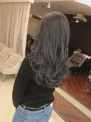 ロング カラー 高原 宏幸のヘアスタイル