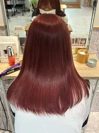 セミロング カラー 暖色カラー/ パリジェンヌ💟みくのヘアスタイル