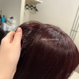 セミロング カラー Heath 姪浜 ⌇フタバのヘアスタイル