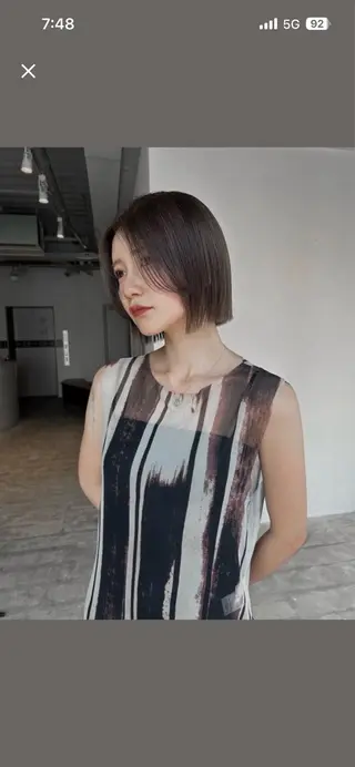ショート 🌸ボブ支持率 No. 1🤍のヘアスタイル