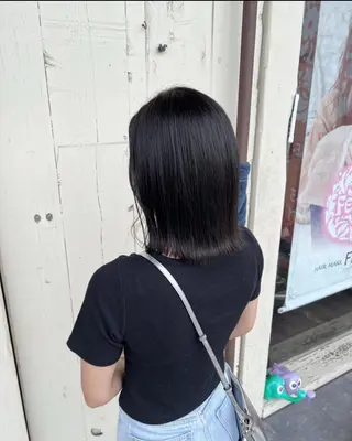 ミディアム 生駒のパーマ達人 FEELけんけんのヘアスタイル