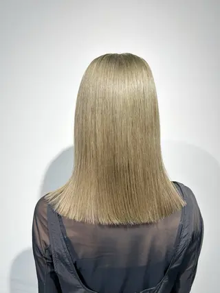 ミディアム カラーアンドケアリタ kitamuuuのヘアスタイル