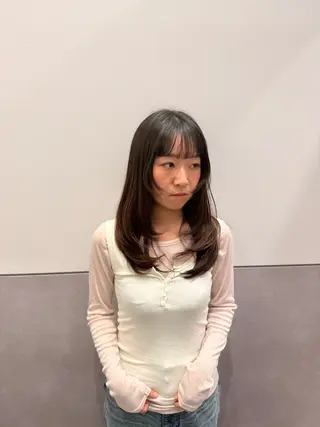 ロング 美髪矯正×レイヤー 🫧鷹司郎のヘアスタイル