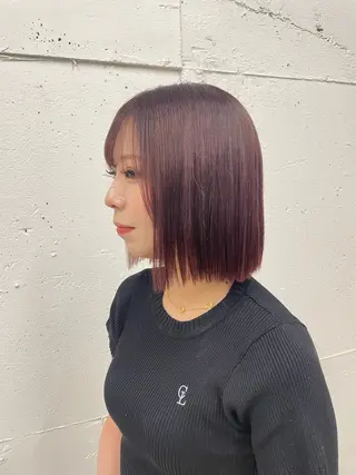 ミディアム カラー suzu 🤍 【 grace 】のヘアスタイル