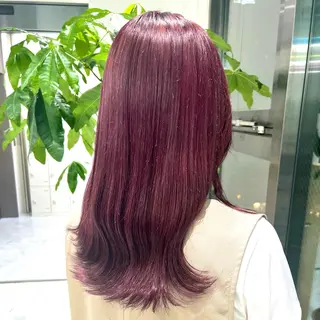 セミロング カラー パーマ ヘアアレンジ メンズ キッズ ネイル マツエク・マツパ アイブロウ KANAMI 🌏のヘアスタイル