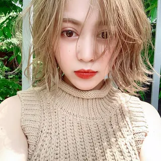 ショート カラー パーマ ヘアアレンジ 💛カラー大人気💛 c i a t eのヘアスタイル