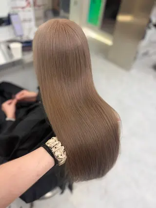 ロング カラー ヘアアレンジ 透明感カラー🎀艶髪 Anju/渋谷🎀のヘアスタイル