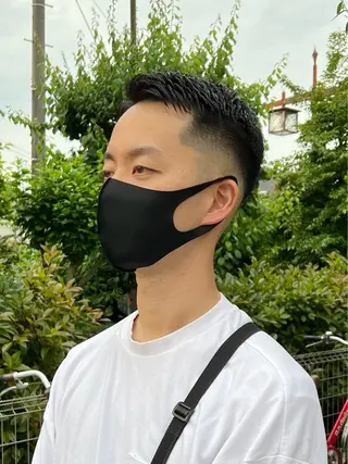 ショート メンズ 菅野 誠のヘアスタイル