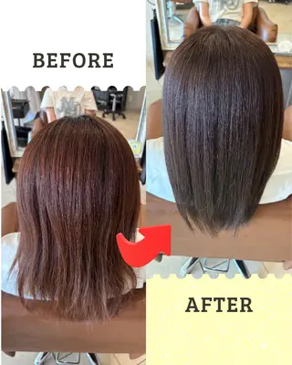 カラー 沖本 あやののヘアスタイル