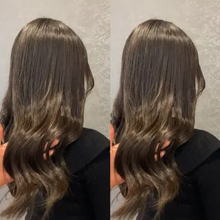 セミロング み うのヘアスタイル