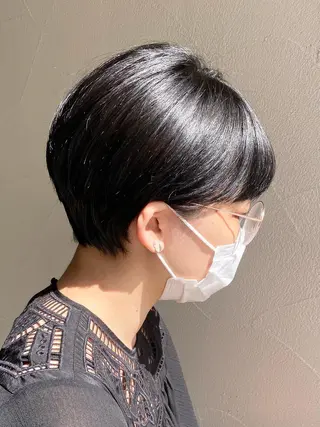 ショート ハイトーン×似合わせ 🌱中川慎之介のヘアスタイル