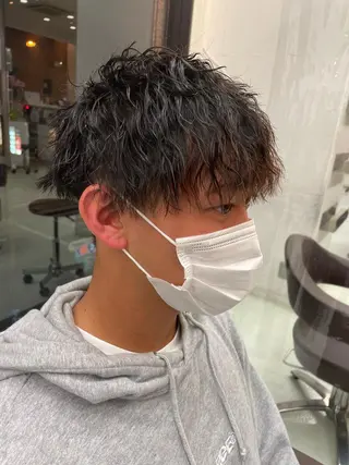パーマ メンズ 川上 紗也加のヘアスタイル