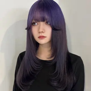 ロング カラー Ren. 🦋デザインカラーのヘアスタイル