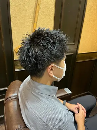 ショート メンズ 工藤 千織のヘアスタイル