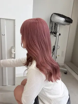 セミロング カラー EIGHT /SHU🩶のヘアスタイル