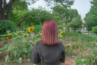 カラー レイヤー似合わせ 透明感カラーりきやのヘアスタイル