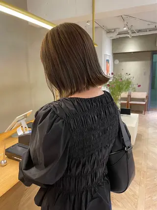 ミディアム カラー ダブル透明感カラー/ ロングカット/Rioのヘアスタイル