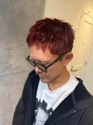 ショート カラー 艶髪施術 関谷ヒュウのヘアスタイル