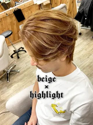 ショート カラー メンズ CORE masaのヘアスタイル