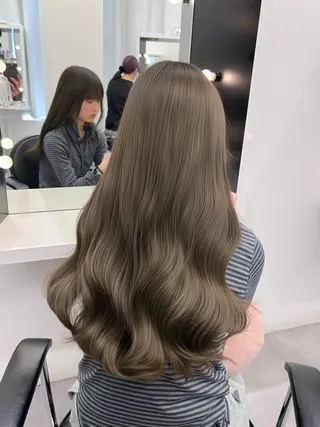 ロング しゅういち/赤み消し カラー特化のヘアスタイル