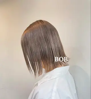 ミディアム ナチュラルなショート 北本空河のヘアスタイル