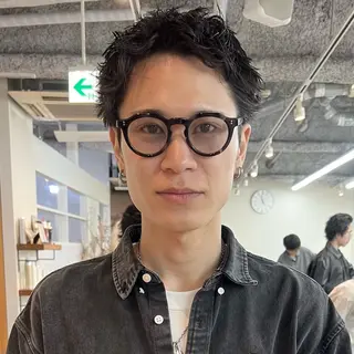 ショート 大人メンズヘア メンズパーマSHUNのヘアスタイル