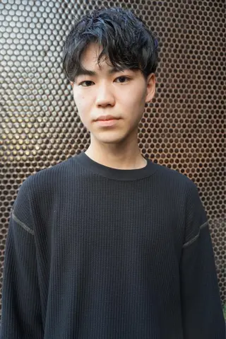 ショート メンズ メンズ専門ブリー チカラー⚡️リュウジのヘアスタイル