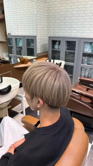 ミディアム メンズ lua店 Yugo(河野有吾)のヘアスタイル