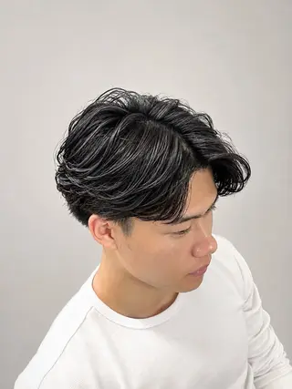 パーマ メンズ 【メンズ特化】 横浜美容師kuのヘアスタイル
