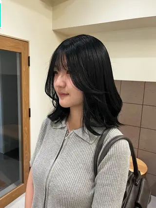 ミディアム mao /HUI金山のヘアスタイル