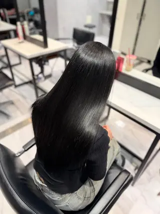 ロング 蒼 純のヘアスタイル