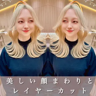 セミロング 縮毛矯正✨🫧 レイヤー川村利幸のヘアスタイル