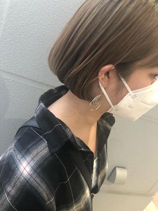 ショート 岸川 恭子のヘアスタイル