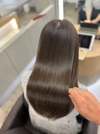 セミロング 野村 泰平のヘアスタイル