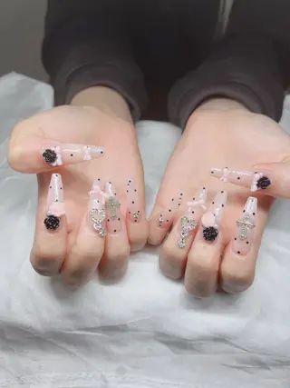ネイル Lee Nails チップ長さだし専門店のネイルデザイン