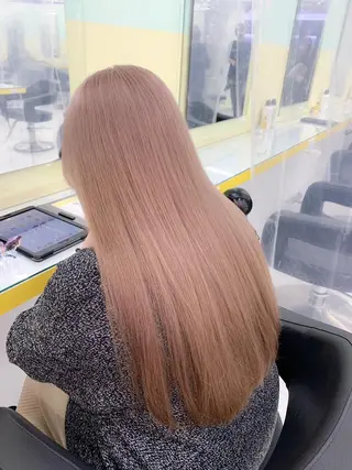 カラー ナチュラル可愛い◎ 推しカラー🤍池袋のヘアスタイル