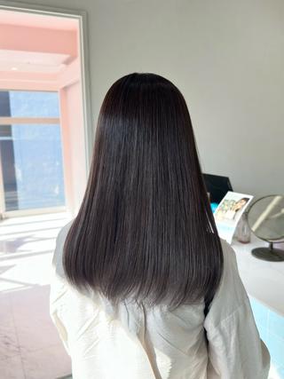 ロング カラー モテ艶🪄ベージュ カラー🧸RUKAのヘアスタイル
