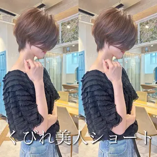 ショート カラー 🌟モテ髪ショート 🌟店長 津賀涼のヘアスタイル
