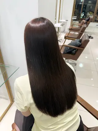 ロング カラー 髪質改善艶カラー🩶 Nanako ⟡.·のヘアスタイル