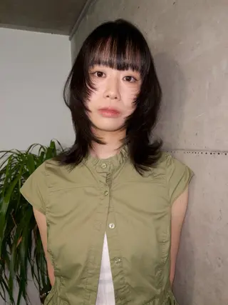 ミディアム nene 暖色/艶感カラー🥯のヘアスタイル
