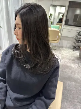 ロング カラー 夜23時まで予約🉑 reverieあきらのヘアスタイル