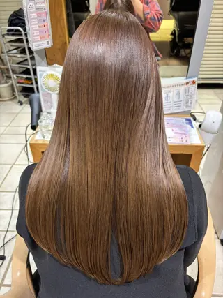 ロング パーマ 萩原 琳之祐のヘアスタイル