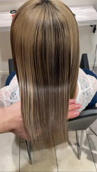 セミロング 安藤 航佑のヘアスタイル
