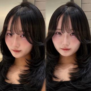 セミロング カラー RAIRA💖韓国/ レイヤー‧₊˚✧のヘアスタイル