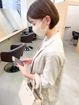 ショート HAKU 津久野のヘアスタイル