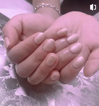 ネイル I-nailロング /ワンホン/キラキラのネイルデザイン