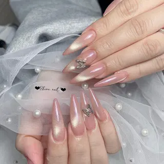 ネイル shine 長さだし専門のネイルデザイン