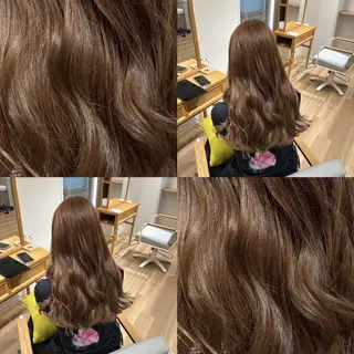 ロング カラー RINNO🌷透明感 カラー/髪質改善のヘアスタイル