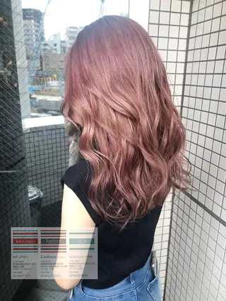 ロング キッズ メンズ ヘアアレンジ パーマ マツエク・マツパ ネイル カラー lore下北沢 Officialのヘアスタイル