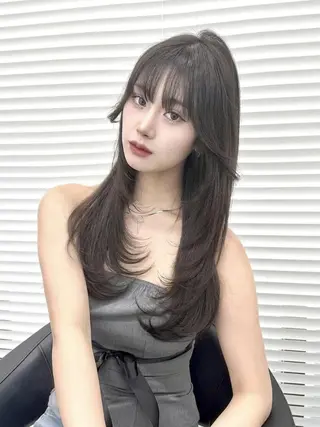 カラー ☘️赤み消し透明感 ヘア☘️LANDのヘアスタイル